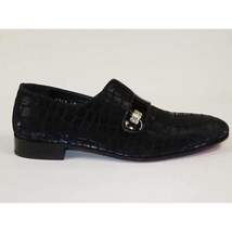 Men's GENIO Patent Suede Leather, Red Sole Shoes Turkey 120371263 Black image 7