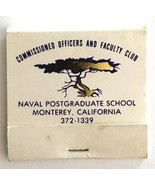 Naval Postgraduate School Vintage Matchbook Officers Faculty Club Milita... - €21,50 EUR
