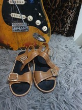 Clarks Summerset Sandals Flats Ladies. UK Size 3 D Tan Colour - £22.29 GBP