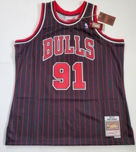 Mitchell &amp; Ness Chicago Bulls Dennis Rodman #91 Swingman Jersey Mens Size XL - £106.93 GBP
