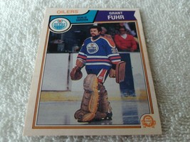 1983-84 O-P-CHEE Grant Fuhr 2nd Year # 27 Oilers Hockey Nm / Mint !! - £98.32 GBP