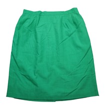 Claude Skirt Womens 20W Green High Rise Slit Straight and Pencil Pull On - £14.42 GBP