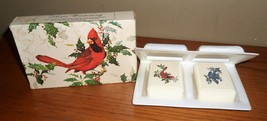 Vintage Avon Wintersong Cardinal Hostess Soaps With Box - £19.16 GBP