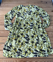 maeve Anthropologie Women’s long sleeve floral dress size S yellow r2 - £46.69 GBP