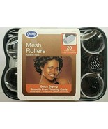 Goody Mesh Rollers 20 Rollers &amp; Pins Quick Drying Smooth Free Flowing Cu... - $246.71 MXN