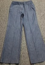 Larry Levine ~ Women&#39;s Size 8 ~ Cotton Blend ~ Stretch ~ Denim Blue Jeans - £20.44 GBP