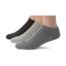 Puma Sportive Sneaker Sock (3 Pair Pack) Anthracite, UK 9-11  - $27.00