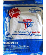 2 Pack Genuine Hoover WindTunnel V2 / Dual V / Savvy Bagless Final Filter - $4.94