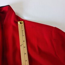Vintage Lucille RN#102680 Women’s Red One-Button Cropped Blazer Jacket Sz Large  image 4