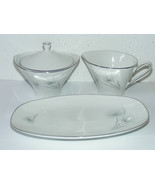 Hutchenreuther Hohenberg Olivia floral cream &amp; sugar bowl serving drip t... - $27.44 CAD