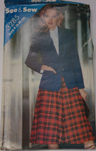 Vintage See &amp; Sew Misses’Jacket &amp; Skirt Size 8-12 #3285  - $4.99