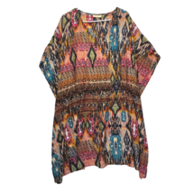 Bobbie Brooks Blouse Womens One Size Kimono Kaftan Top Swimsuit Cover Up Vintage - £21.86 GBP