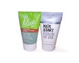 Bath &amp; Body Works Foot Scrub Set  True Blue Spa Walnut &amp; Kick Start Revi... - $43.99
