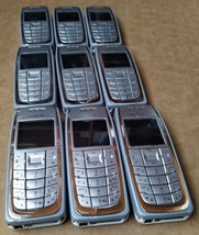 Lot of 9 Nokia 3120 GSM Triband Cell Phones AS IS Parts or Repair - £34.03 GBP