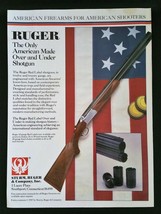 1988 Sturm, Ruger & Company Inc. American Firearms Shotgun Full Page Ad - $6.64