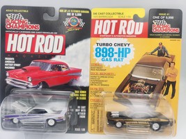 RACING CHAMPIONS HOT ROD MAGAZINE 1970 BARRACUDA LOT 2 LTD ED DIECAST 1:... - $13.71