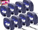 8 Pack Compatible Label Tape Replacement For Dymo Letratag Refills Lt Cl... - $34.99