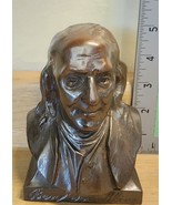 Vintage Ben Franklin Life Insurance Company Promo Statue Bust Bank See P... - $169.87 MXN