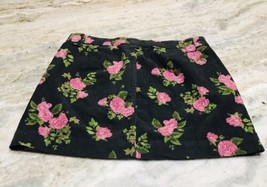 Wild Fable High Rise Womens Size 6 Mini-Skirt  BLK Floral. - $38.49