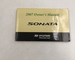 2007 Hyundai Sonata Owners Manual Handbook OEM D03B33026 - £14.06 GBP