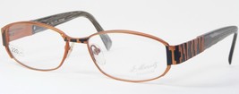 St.Moritz By Ama 4717-002 ORANGE-BROWN Unique Rare Eyeglasses Titanium 54-16-135 - £97.42 GBP