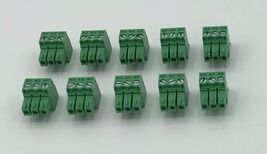 10 pcs  3 pin-3.5mm Screw Pluggable Quick Connector-Terminal Block- Phoe... - $19.55