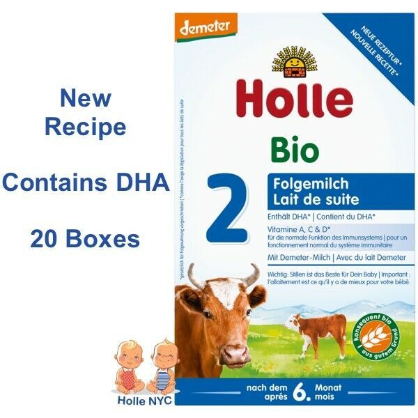 Holle Stage 2 Organic Infant Formula 20 Boxes 600g Free Shipping - $472.95