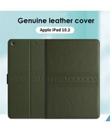 For iPad 10.2 9in 8th 7th Air Pro Generation Genuine Leather Stand Case ... - £45.47 GBP+