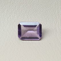 Purple Amethyst Gemstone 1.2Ct Emerald Cut Shinny - £7.11 GBP
