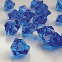 500pcs Blue Mini Acrylic Ice Crystals Wedding Table Scatters Decorations... - £8.05 GBP