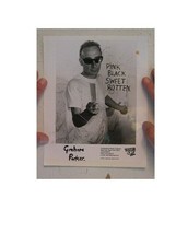 Graham Parker Press Kit Photo  Pink Black Sweet Rotten - $26.99