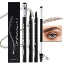 Magic Microblade Eyebrow Pen Pencil Waterproof Chestnut 2pcs 4 Tip Precise - $60.64 MXN Magic Microblade Eyebrow Pen Pencil Waterproof Chestnut 2pcs 4 Tip Precise - $60.64 MXN