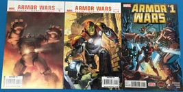 Iron Man Armor Wars Lot Of (3) #1 Issues (2009/2015) Marvel Comics Fine+ - $9.89