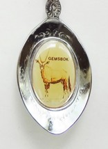 Collector Souvenir Spoon South Africa Augrabies Falls Gemsbok Antelope - £11.96 GBP