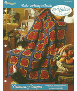 Needlecraft Shop Crochet Pattern 962290 Crimson Bouquet Afghan Collector... - £2.35 GBP