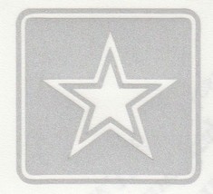 REFLECTIVE Army USA soldier Decal Sticker fire helmet window RTIC - $3.46