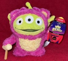 New Disney Pixar Remix Alien as Toy Story&#39;s Lotso Plush 8” NWT Pink Bear - £18.37 GBP