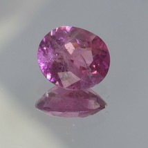 Rose Pink Burmese Spinel Untreated 7.3 x 6.2 mm Oval I2 Clarity Gem 1.03 carat - $42.75