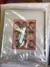 Elvis Presley St. Vincent (9- $1.00 Value) Mounted in a Metal &amp; Glass Frame - £14.70 GBP