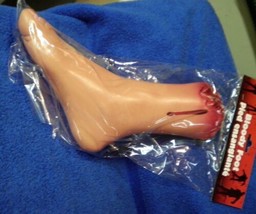  NEW Bloody Foot Prank Plastic Fake Fun Plastic - $4.95