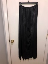 NEW Black Cape For Halloween Show Party SZ Medium 45&quot; In Length No Hood - £5.52 GBP