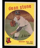 Vintage 1959 Topps Baseball Trading Card #286 Dean Stone Boston Red Sox - €8,45 EUR