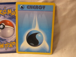 1999 Pokemon Card #102/102: Energy - Water - Base Set - £1.18 GBP