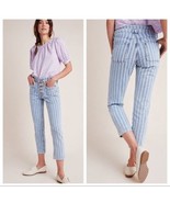 NWT $128 Anthropologie Pilcro High-Rise Stripe Acid Wash Jeans  JEANS - ... - $71.99