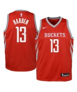 Nike NBA Youth James Harden Official Swingman Jersey Dri-Fit Red(8-20years - £31.37 GBP