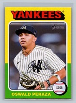 Oswald Peraza #273 2024 Topps Heritage New York Yankees - £1.57 GBP