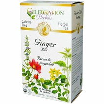 Celebration Herbals Ginger Root Tea Organic 24 CT - £14.59 GBP