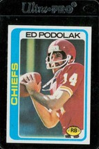 Vintage FOOTBALL Trading Card 1978 Topps #278 Ed Podolak Chiefs - £3.88 GBP