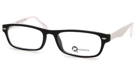 NEW MODERN OPTICAL LAUNCH Black White EYEGLASSES GLASSES FRAME 51-18-140... - $13.71