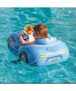 Swimbobo Toddler Pool Float with Seat Boat Inflatable Ride-on Blue Sport... - $17.44 CAD